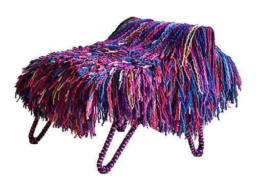 Woof Seat in Pom Pom by Sahil & Sarthak